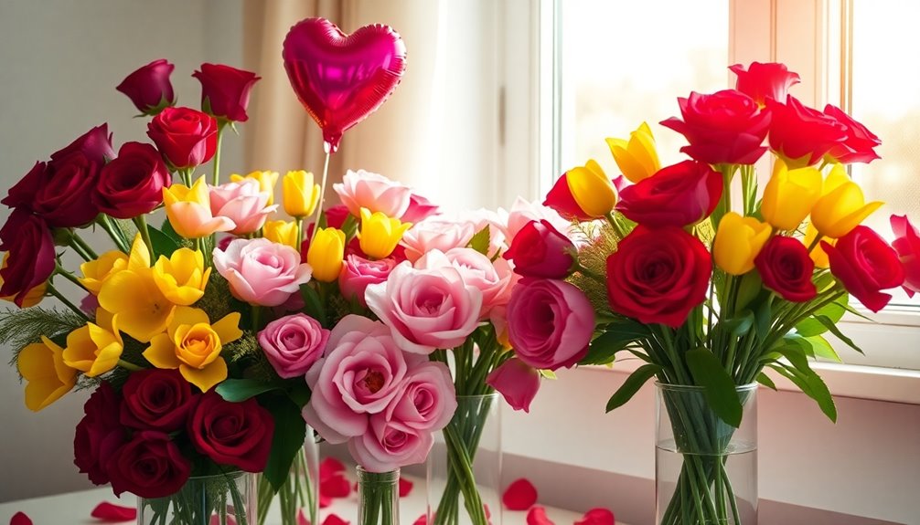 valentine s express flower bouquets