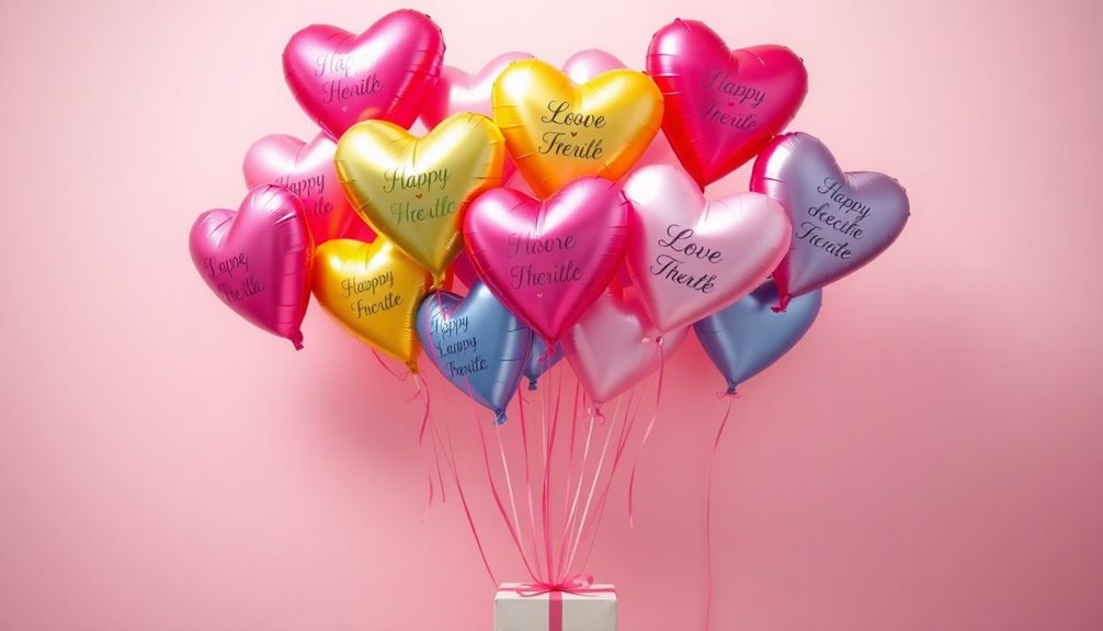 valentine s personalized balloon selection