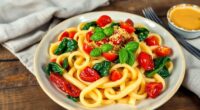 vegan creamy tuscan pasta