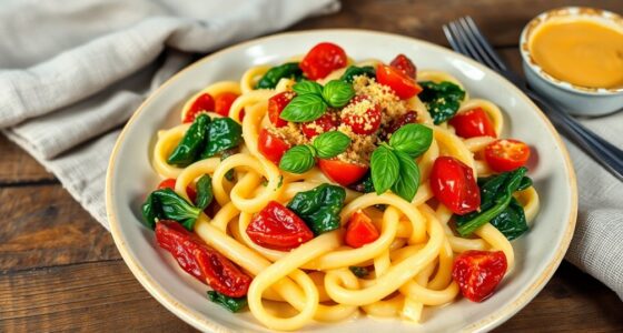 vegan creamy tuscan pasta