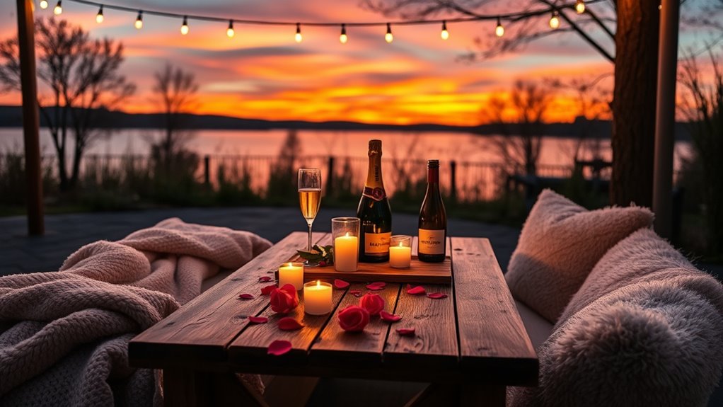choose romantic date atmosphere