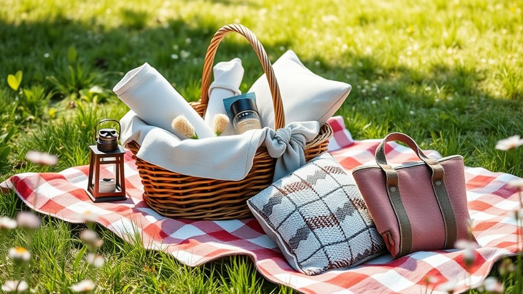 comfortable practical picnic essentials