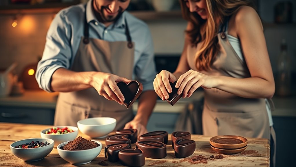 couples chocolate making experience