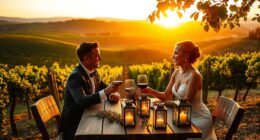 couples romantic vineyard retreats