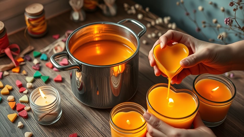 create personalized scented candles