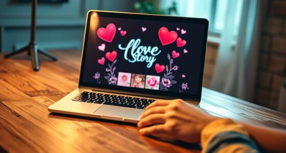 create romantic love story