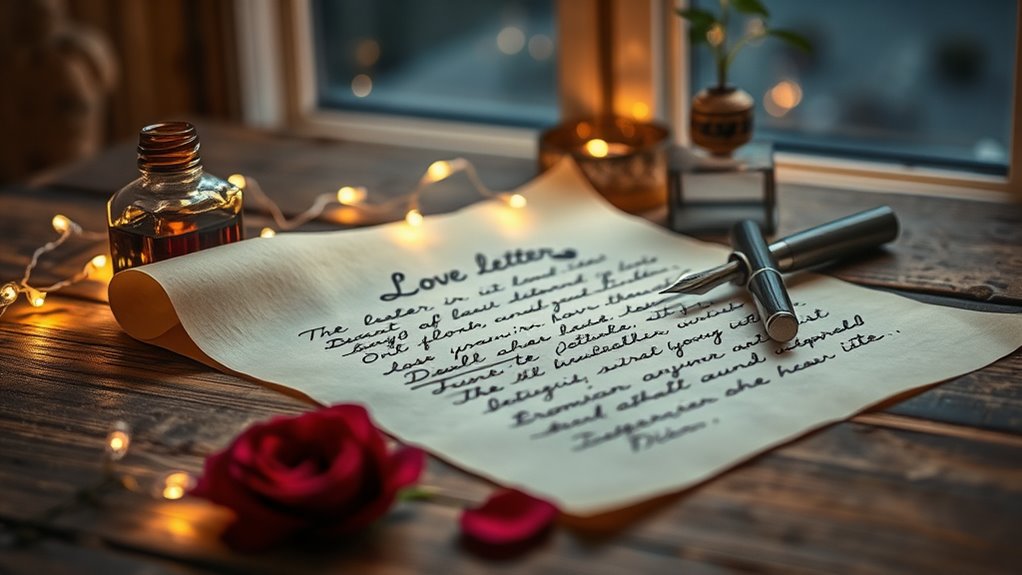 creative and thoughtful love presentation