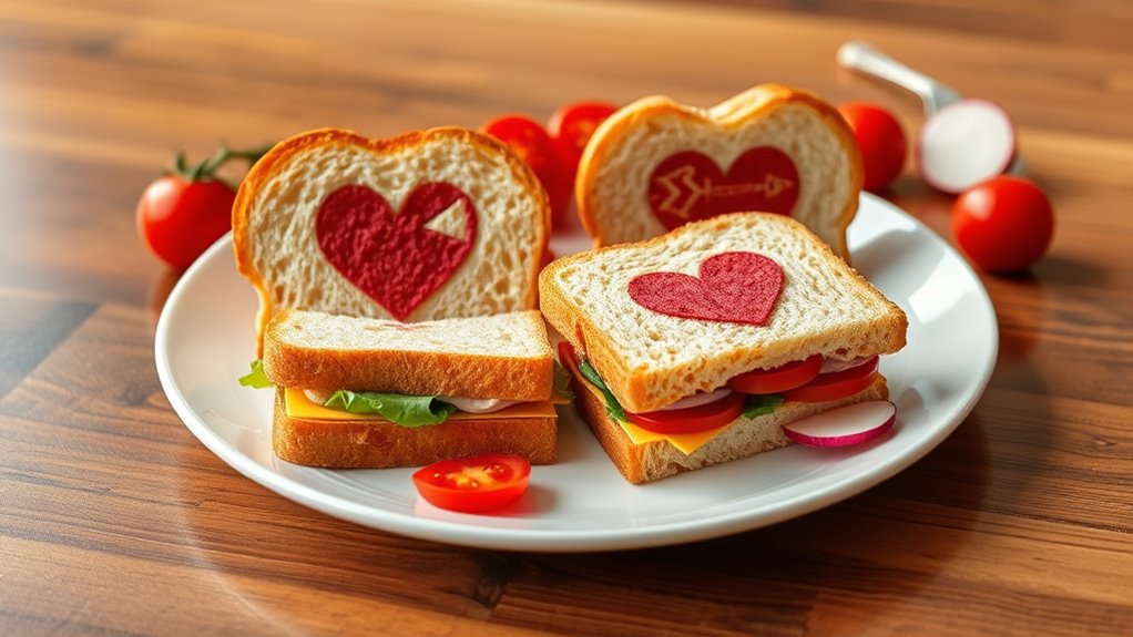 creative valentine s day sandwich ideas