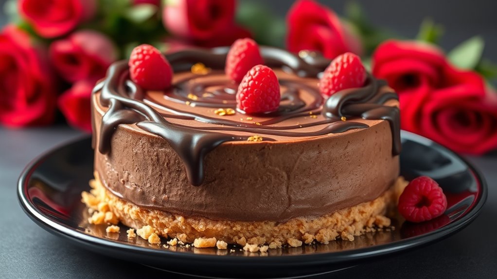 easy no bake chocolate cheesecake