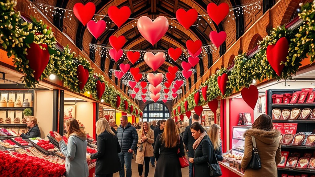 eclectic romantic market stroll