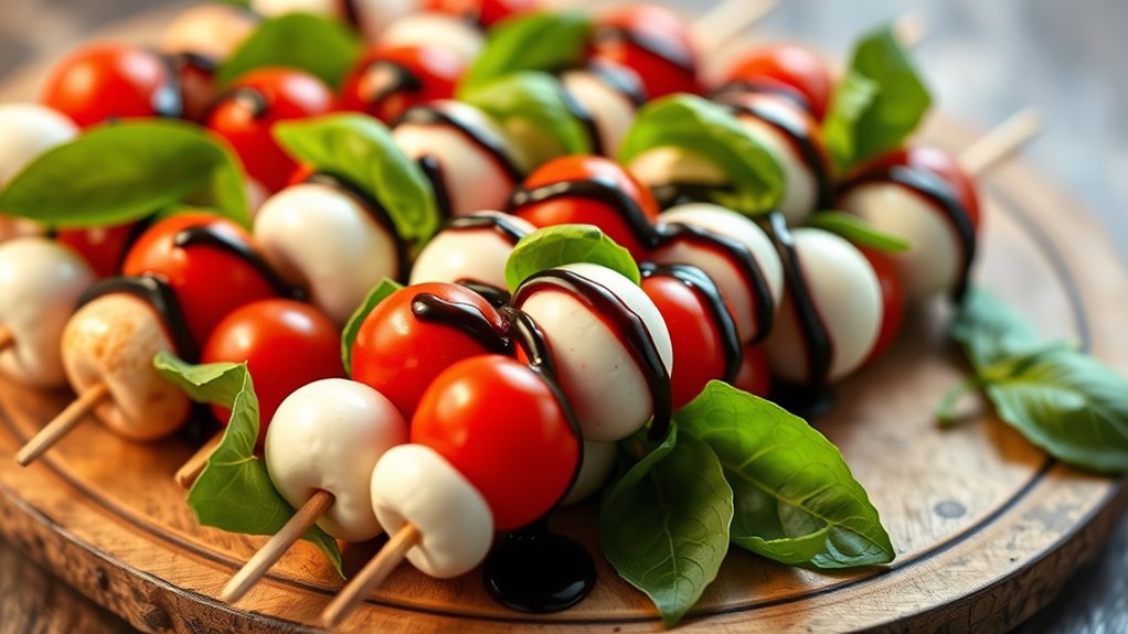 elegant fresh colorful appetizer