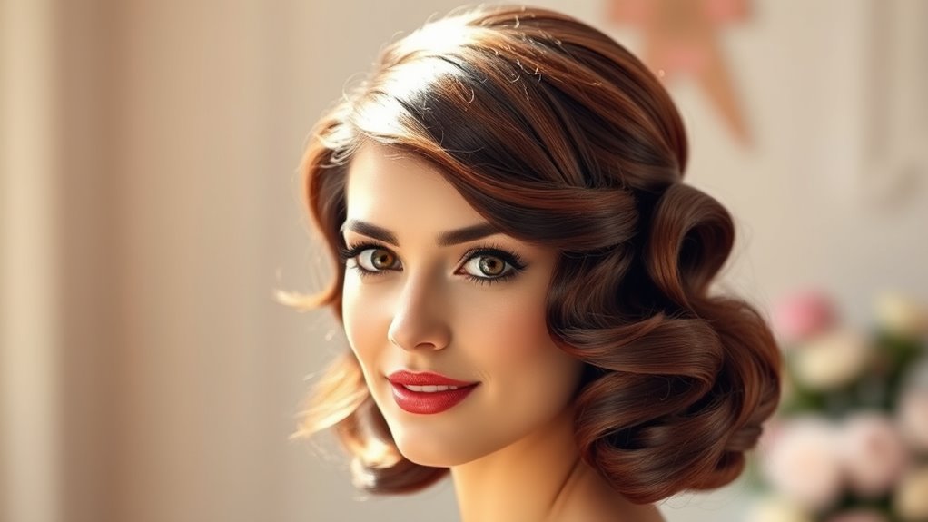 elegant retro glamour