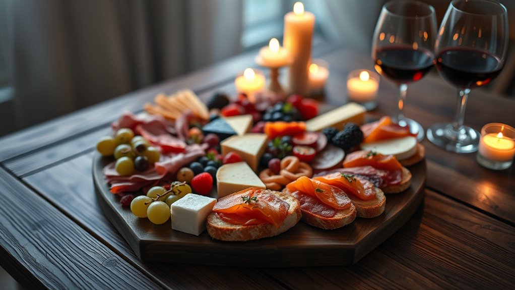 elegant romantic appetizer ideas