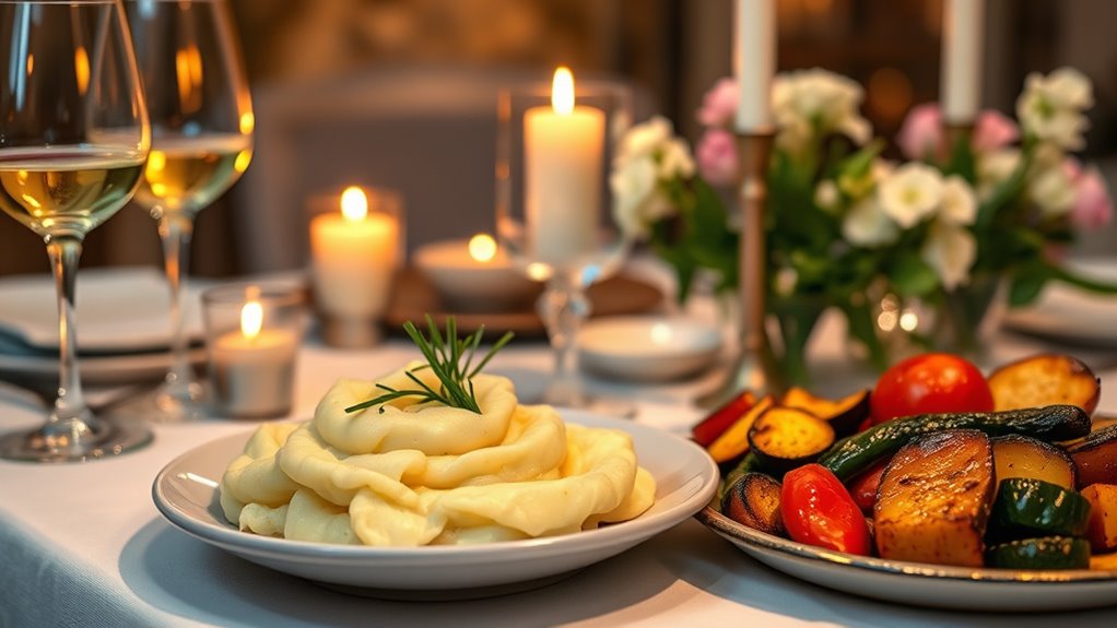 elegant vegetable and grain sides