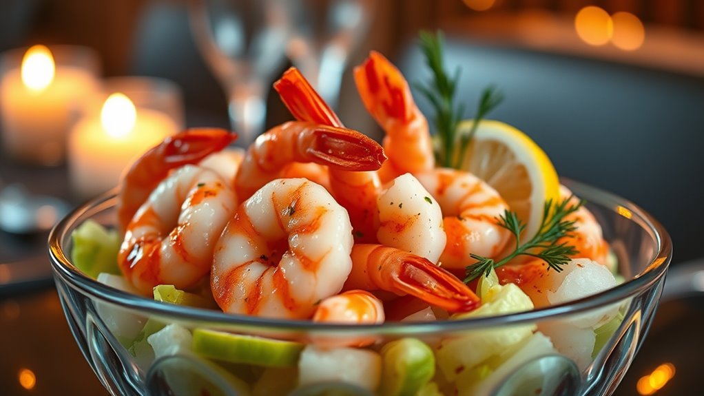 fresh shrimp spicy sauce