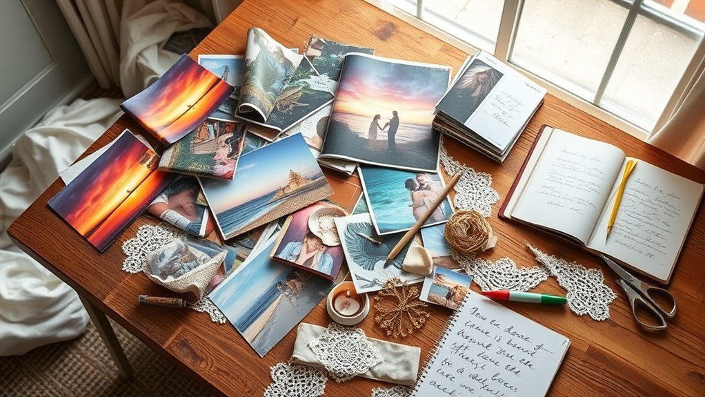 gather love inspiration materials