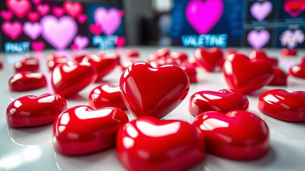 hearts evoke emotional appeal