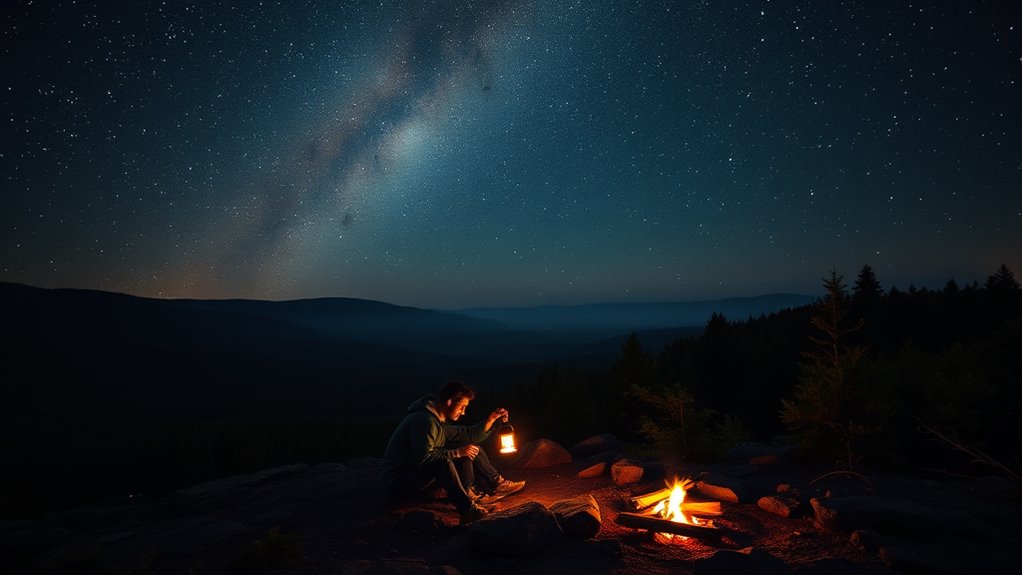 hike stargaze nature serenity