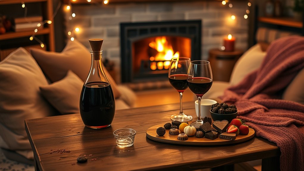 home tasting room ambiance