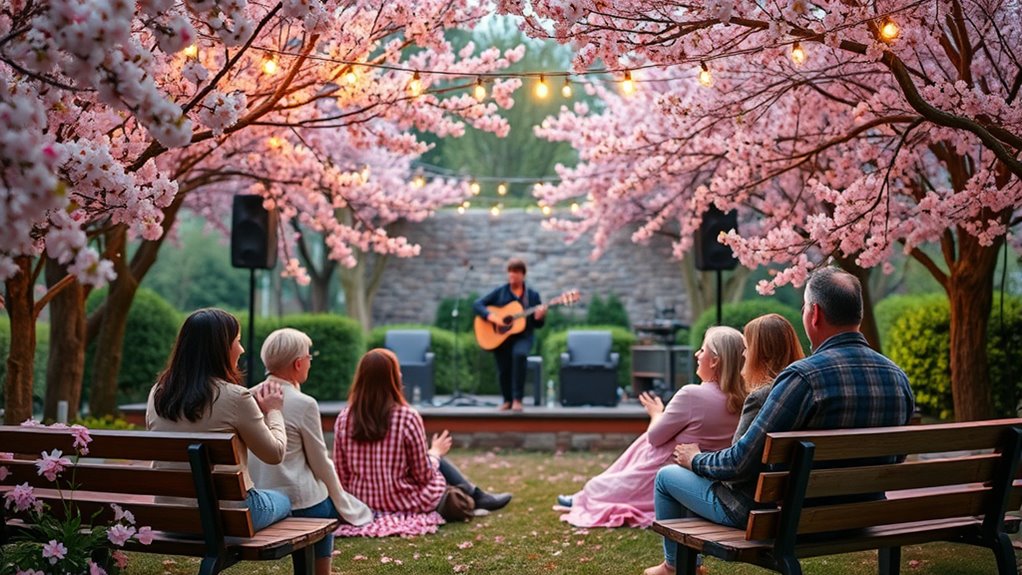 intimate outdoor acoustic performances
