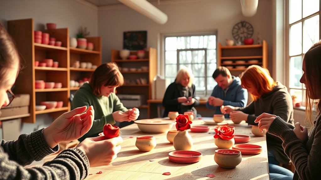 last minute valentine s pottery class