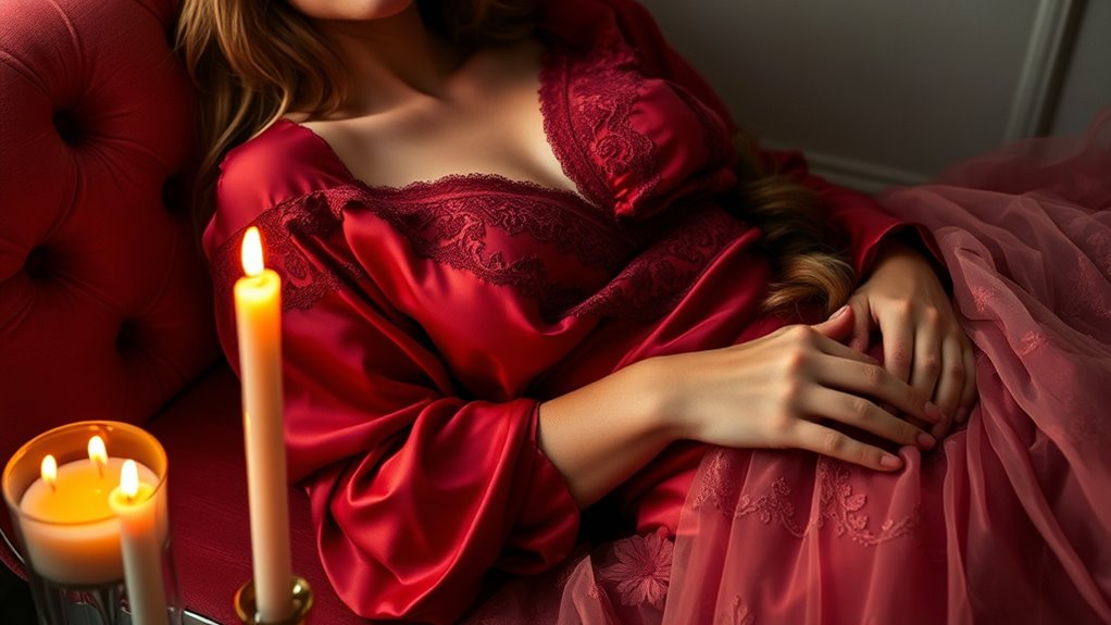 luxurious romantic textured fabrics