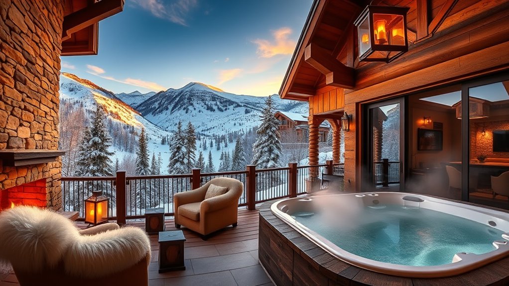 luxury mountain spa retreat