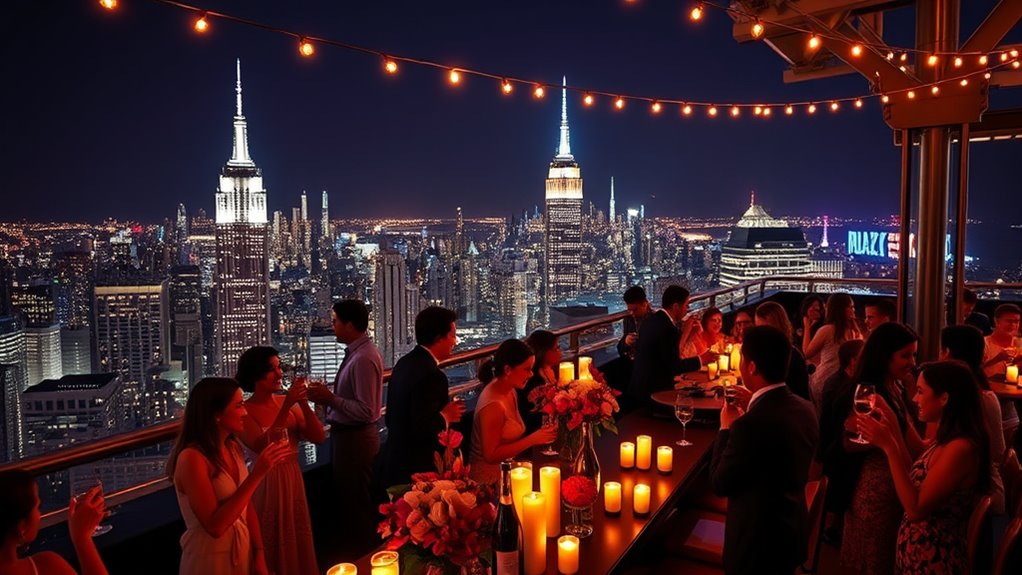 nyc rooftop nightlife celebrations