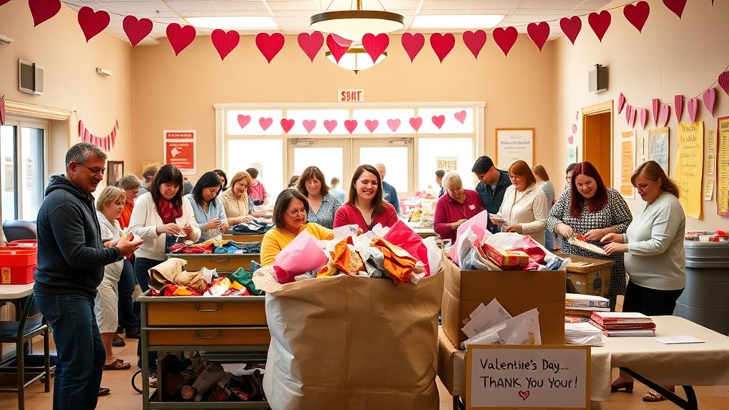 organize community donation drives