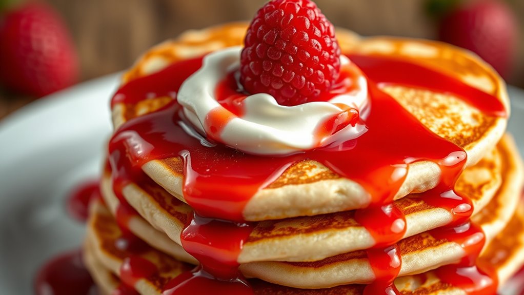 perfect heart shaped pancake batter