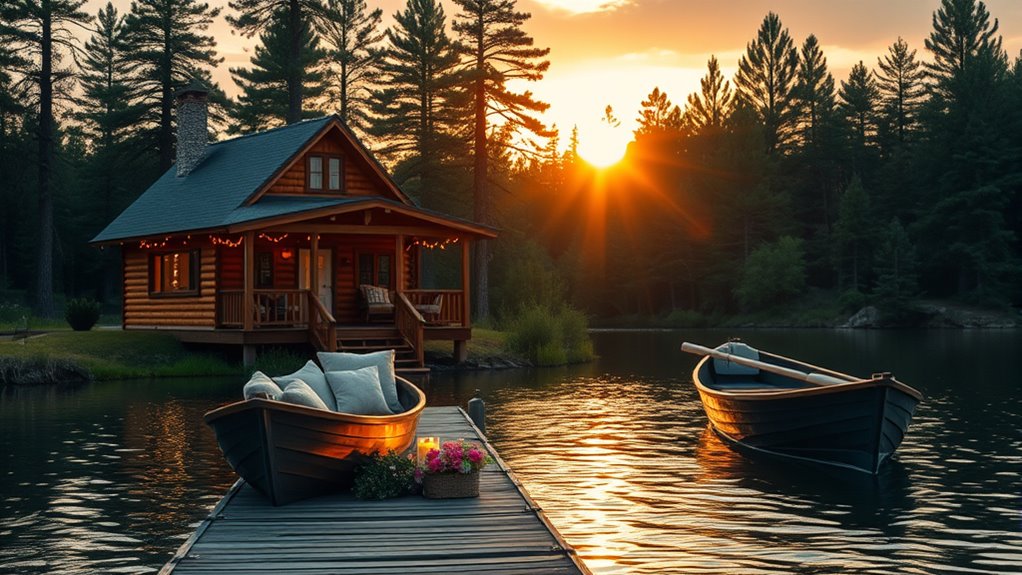 perfect romantic date setting