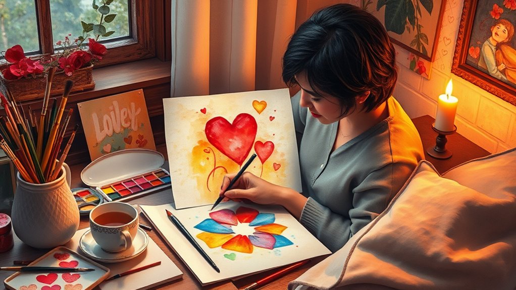 pursue creative hobby activities