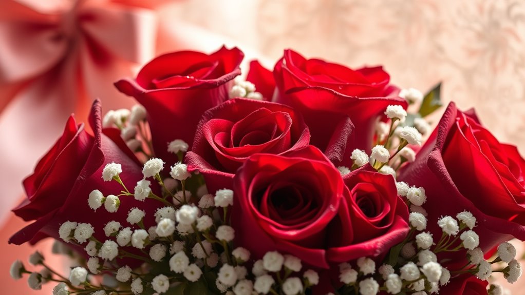 red roses symbolize love and passion