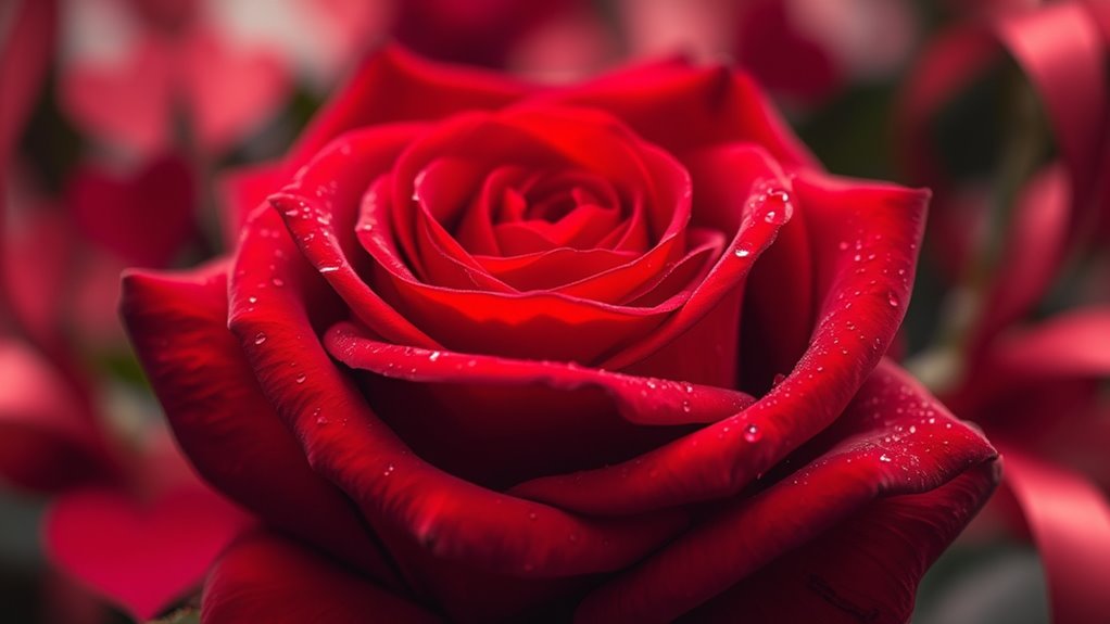 red symbolizes love and commitment