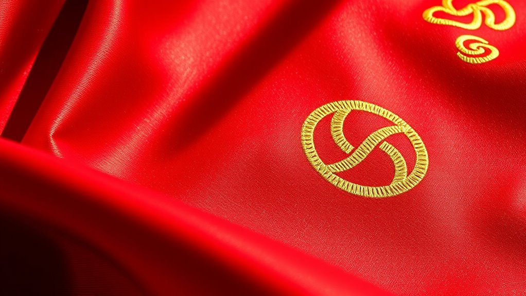 red symbolizes spiritual protection and vitality