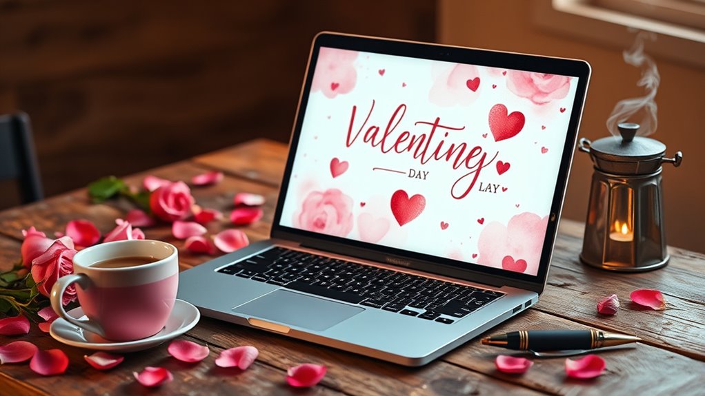 romantic elegant email design
