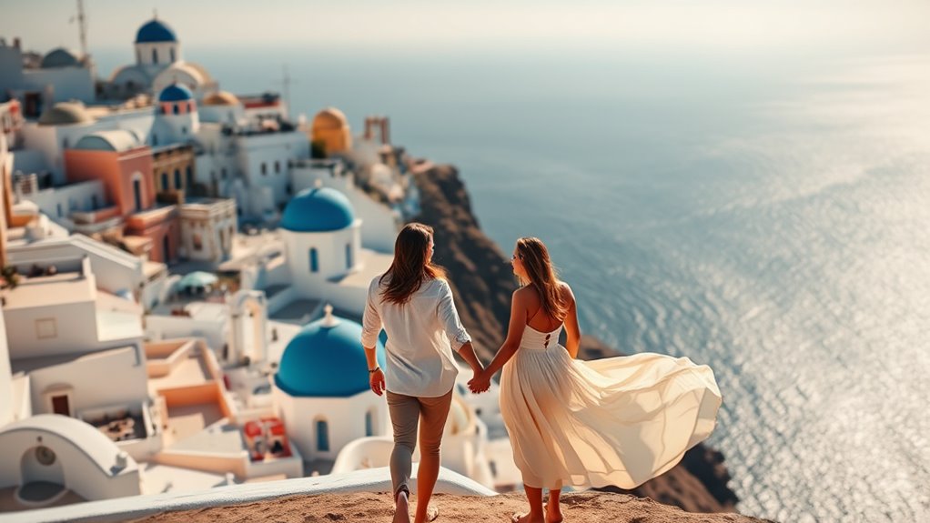 romantic santorini photoshoot tips
