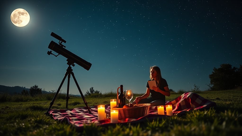 romantic stargazing setup tips