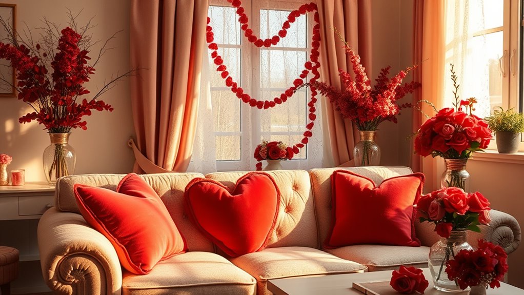 romantic textiles create cozy intimacy