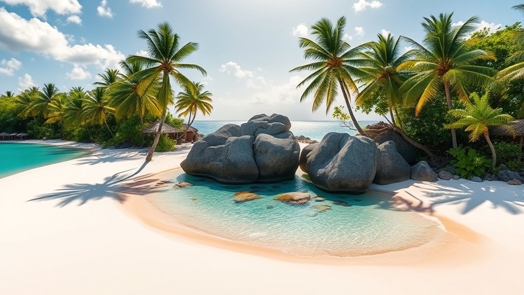 secluded beaches and lush landscapes