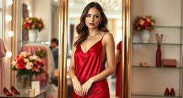 selecting romantic dress style