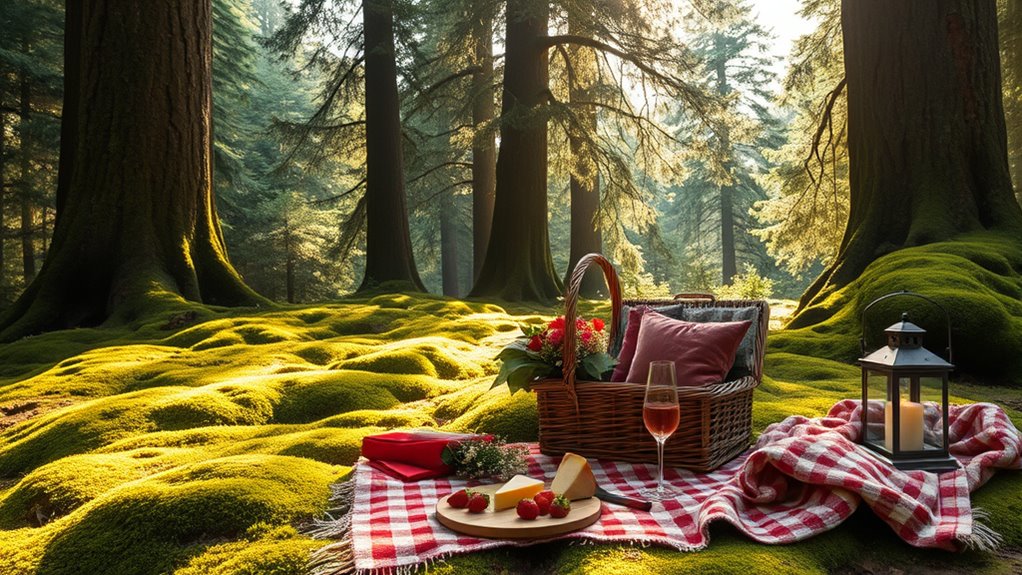 serene forest picnic escape