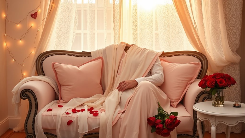 subtle romantic holiday accents