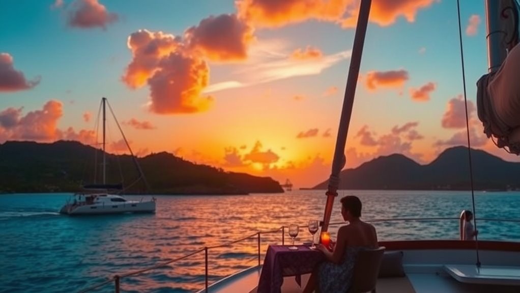 sunset boat dinner cruise