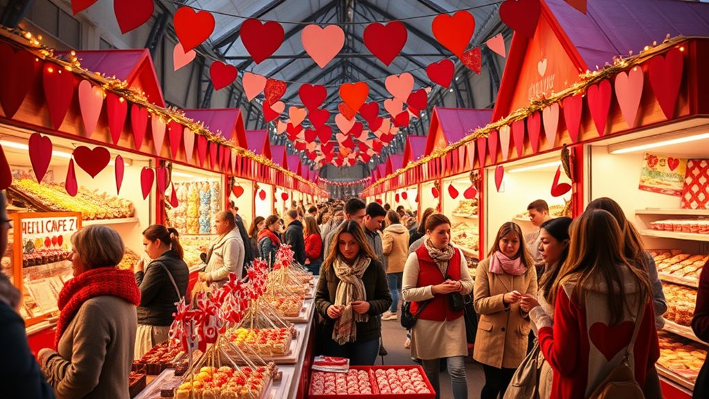 sweet artisanal confectionery displays