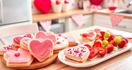sweet heart shaped treats