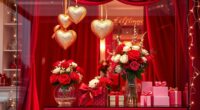 valentine s day store displays