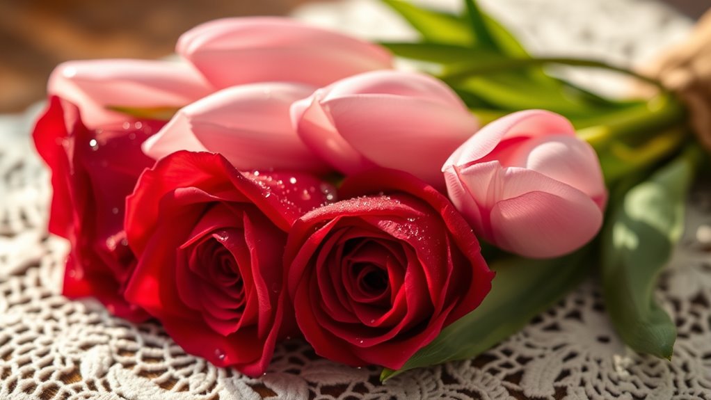 valentine s flowers symbolize love