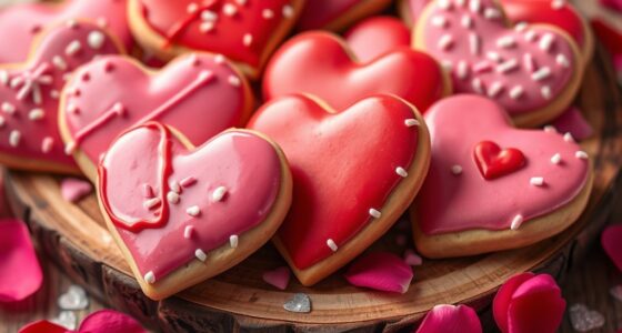 valentine s heart shaped baked goods