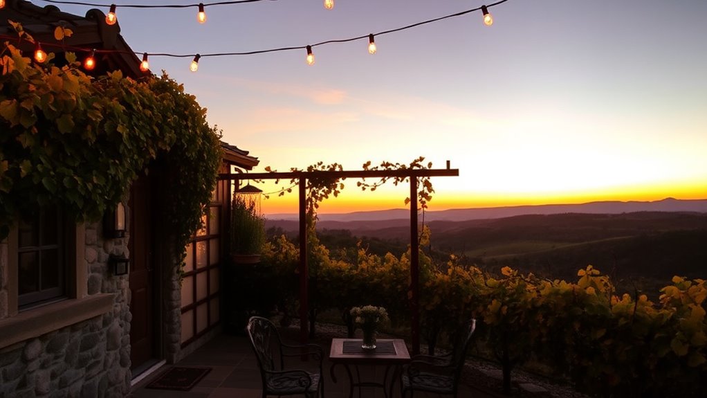 vineyard retreats with scenic views